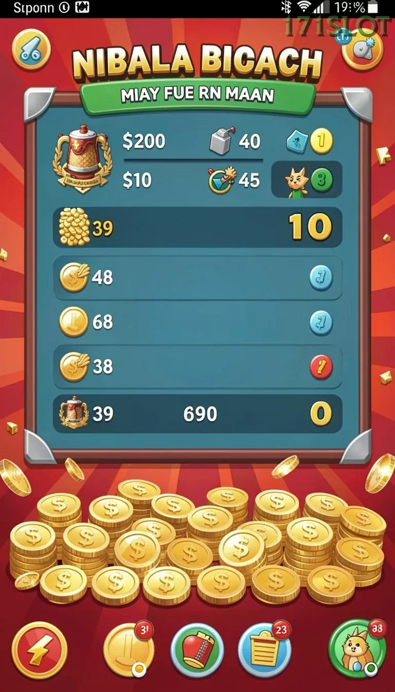 Cuplikan layar MACANTOGEL — menu navigasi